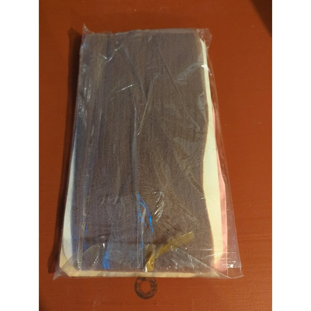 New Vintage Albert's Pinstripe Pantyhose‎ Gray Size B, Medium